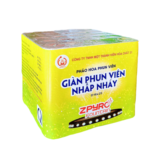 Giàn phun viên nhấp nháy Combo 6 hộp